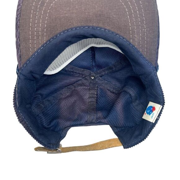 Tennessee Volunteers Blue Corduroy Hat Vintage Adjustable Strap Rope Cap - Picture 10 of 12